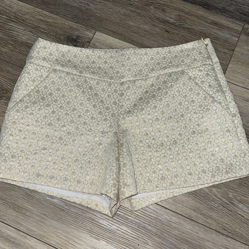 Lilly Pulitzer Gold Shorts